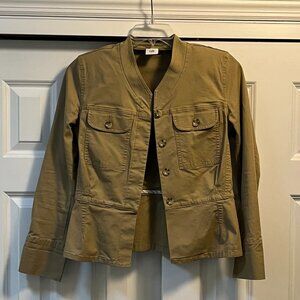 Cabi Khaki Camp Utility Jacket Size Small XCOND